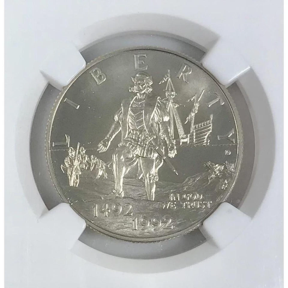 1992 D Columbus Half Dollar NGC MS70 800782 - Image 2 of 4