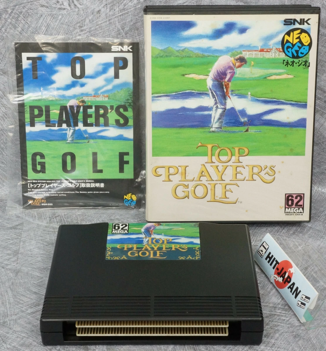 TOP PLAYER'S GOLF NEO GEO AES FREE SHIPPING Ref 1519 SNK