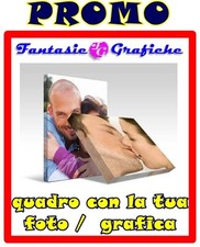 Stampa Su Tela Personalizzata 50x70 CM  + Telaio Foto Quadro QUALITA' FULL HD