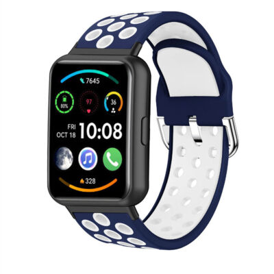 Ersatz Armband Silikon/Nylon/Edelstahl Strap für Huawei Watch Fit 2 Smart Watch