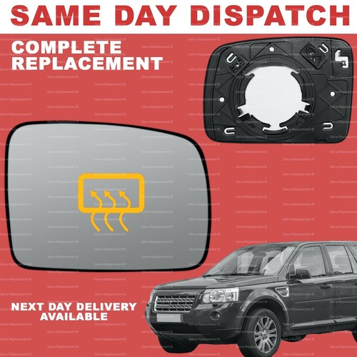 Land Rover Freelander 2 0609 wing mirror glass for Right driver side