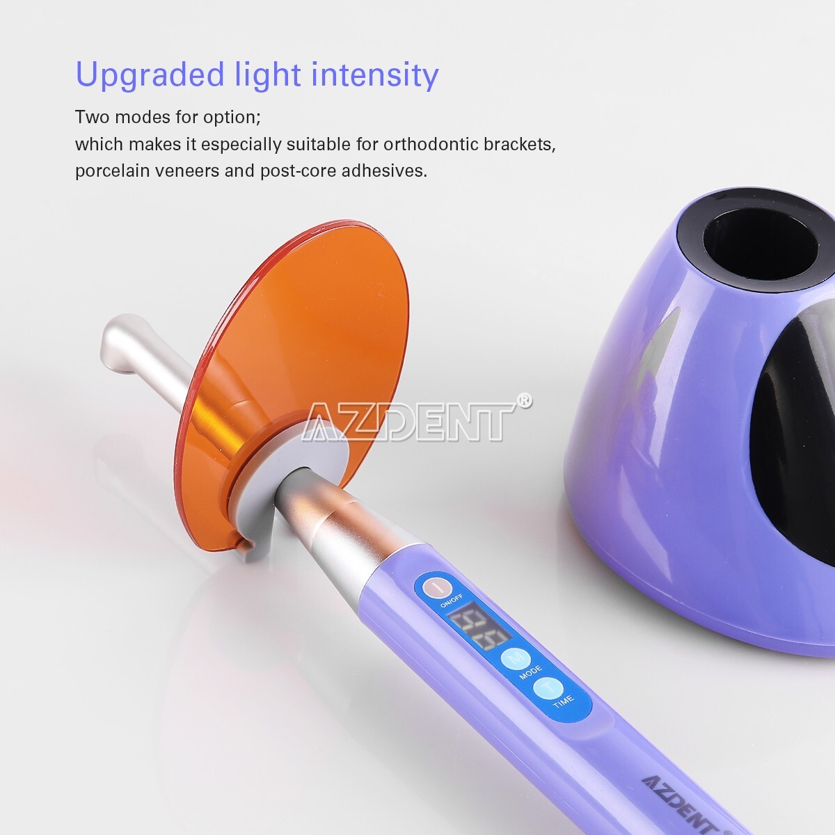 AZDENT Dental LED Curing Light - 1600mw/cm² High Power, 1-Second Fast Cure For Composites 8 thumbnail image