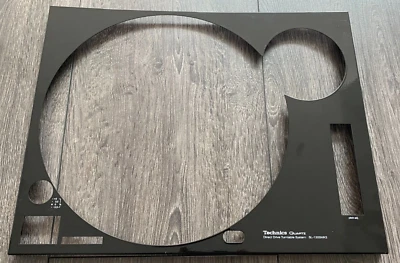 DECK-HEADZ Technics SL-1200 MK2 Gloss Black Faceplate Cover & Screen Printing