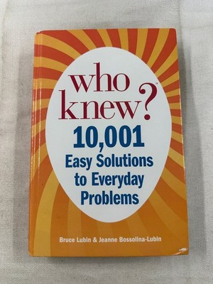 Who Knew? 10,001 Easy Solutions Lubin 2012 HSN Edition Castle Point
