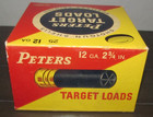 Vintage Peters 12 Gauge Target Loads Shot Gun Shell Box Empty Hunting Man Cave — photo 5