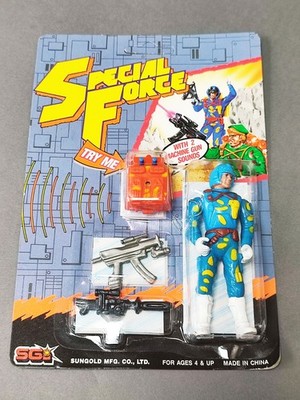 1990 SUNGOLD SPECIAL FORCE - GI JOE KO 2806 BLUE SKY - FACTORY SEALED