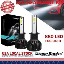 2Pcs 880 890 892 893 899 6000K Super Bright White LED Fog Light Driving Bulbs