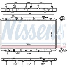 KÜHLER WASSERKÜHLER MOTORKÜHLER FÜR HONDA 19010RL2G01 NEU