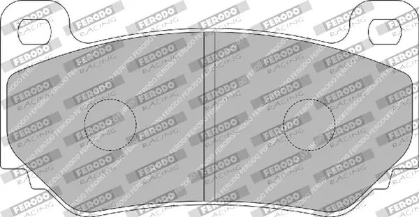 Pastiglie freno FRP3085H FERODO RACING per MG MG TF MGF