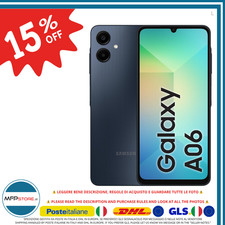 Smartphone Samsung Galaxy A06 4GB RAM 64GB Android 16 4G WiFi Blu - USATO