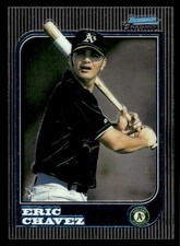 Eric Chavez 1997 Bowman Chrome RC #192 Oakland Athletics ESE