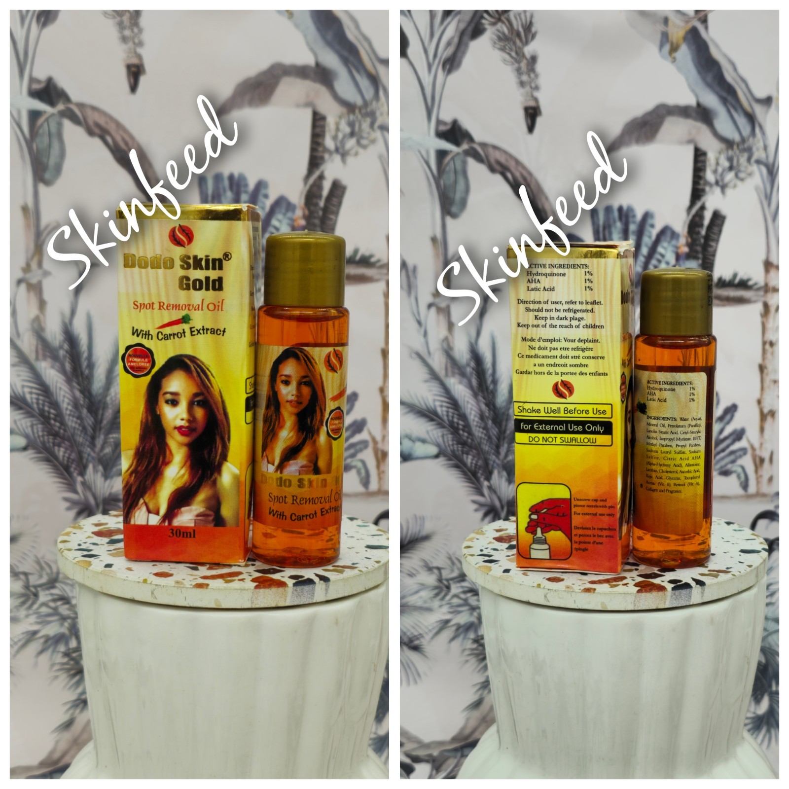 Dodo Skin Gold Lotion With Carrot Extract 400ml