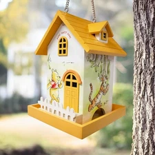 Home Bazaar Winnie The Pooh Follow the Leader Bird Feeder