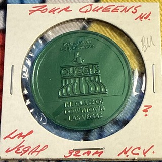 4 FOUR QUEENS NCV TOKEN CASINO CHIP LAS VEGAS NEVADA COMBINE SHIPPING