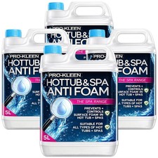 Pro-Kleen Hot Tub Cleaner Chemical Spa Anti Foam Whirlpool Deep Cleaning 20L