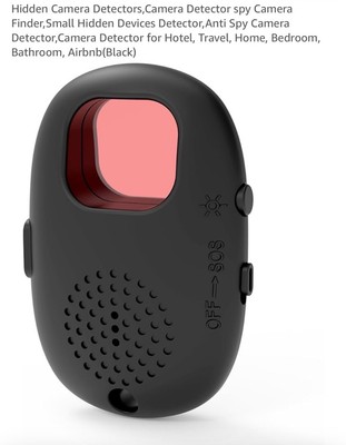 Hidden Camera Detector, Anti-Spy Finder W/ Emergency Alarm, Portable & Recharge