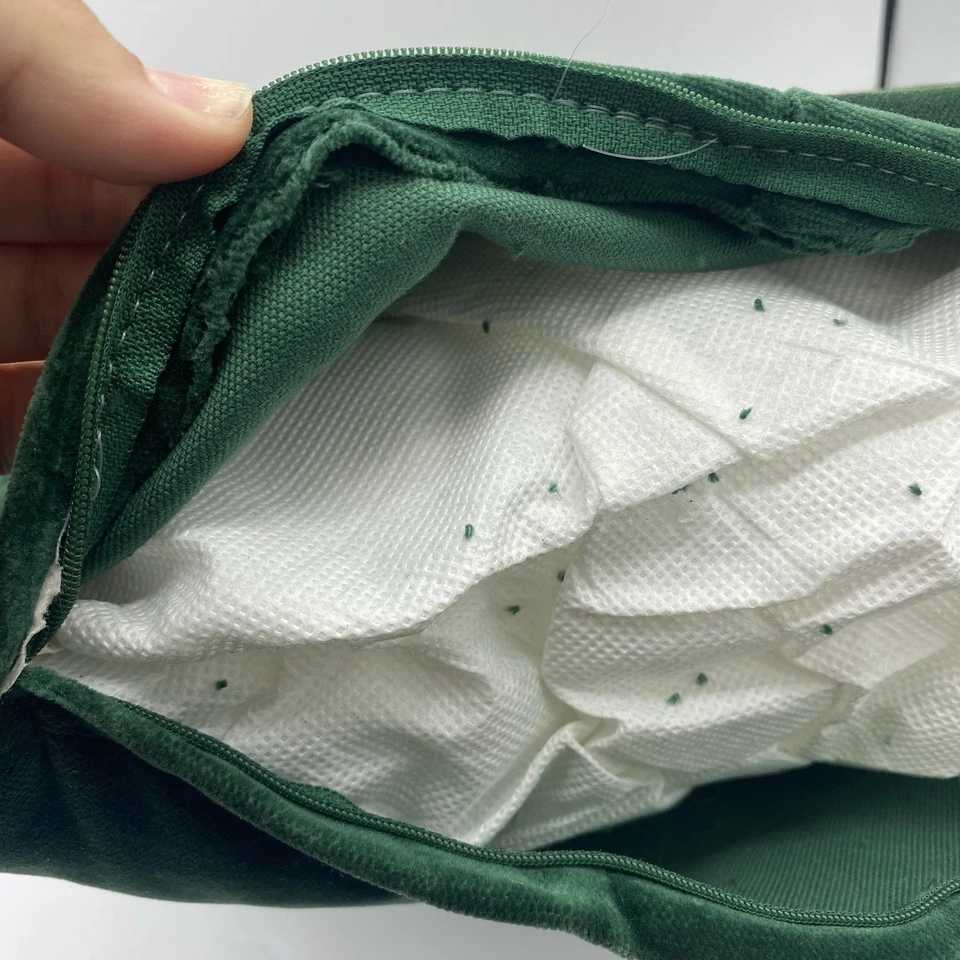 "Almohada de terciopelo floral panel de seda para pájaros bordada asiática de colección 15""x15""" Foto 4 de 4