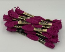 DMC Embroidery Floss Lot of 20 718 Bright Pink Magenta Moulin  Special 25