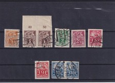 ESTONIA. 1922. MI 32B - 39 B. COMPLETE SET. USED