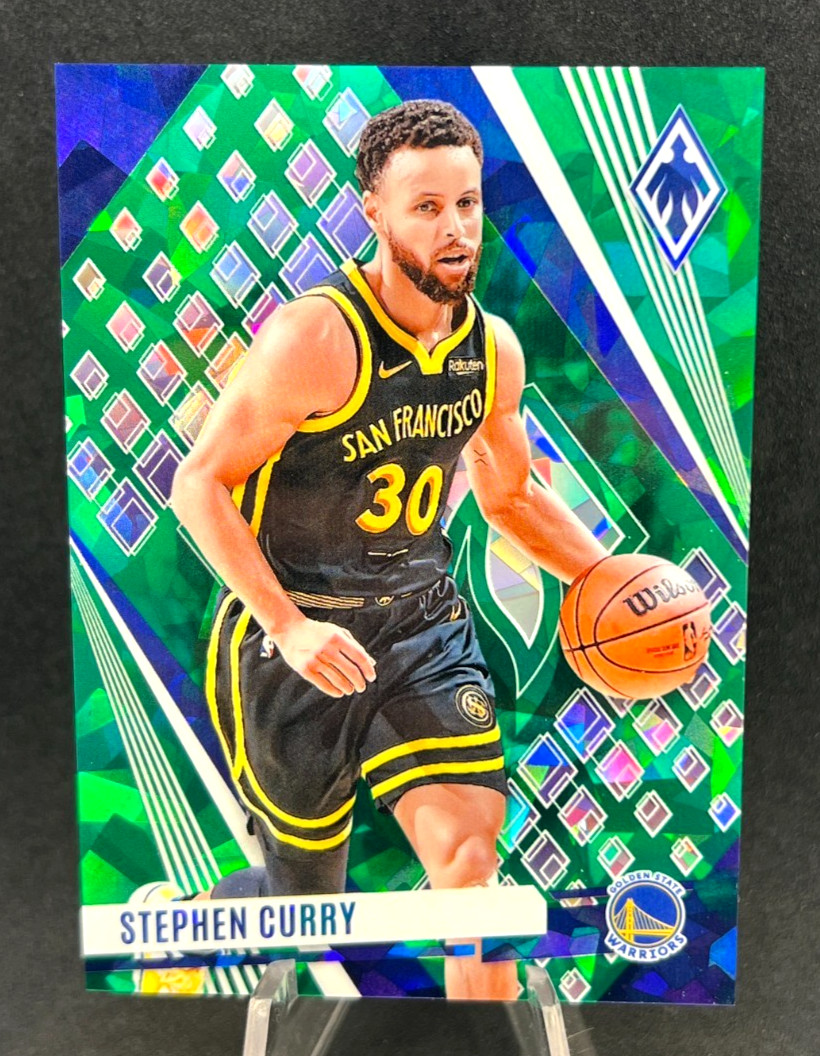 2023-24 Panini Phoenix #174 Stephen Curry Green Ice /149 - WARRIORS