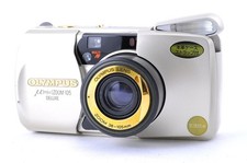 OLYMPUS mju ZOOM 105 DELUXE Point Shoot Film Camera Japan Tested MINT