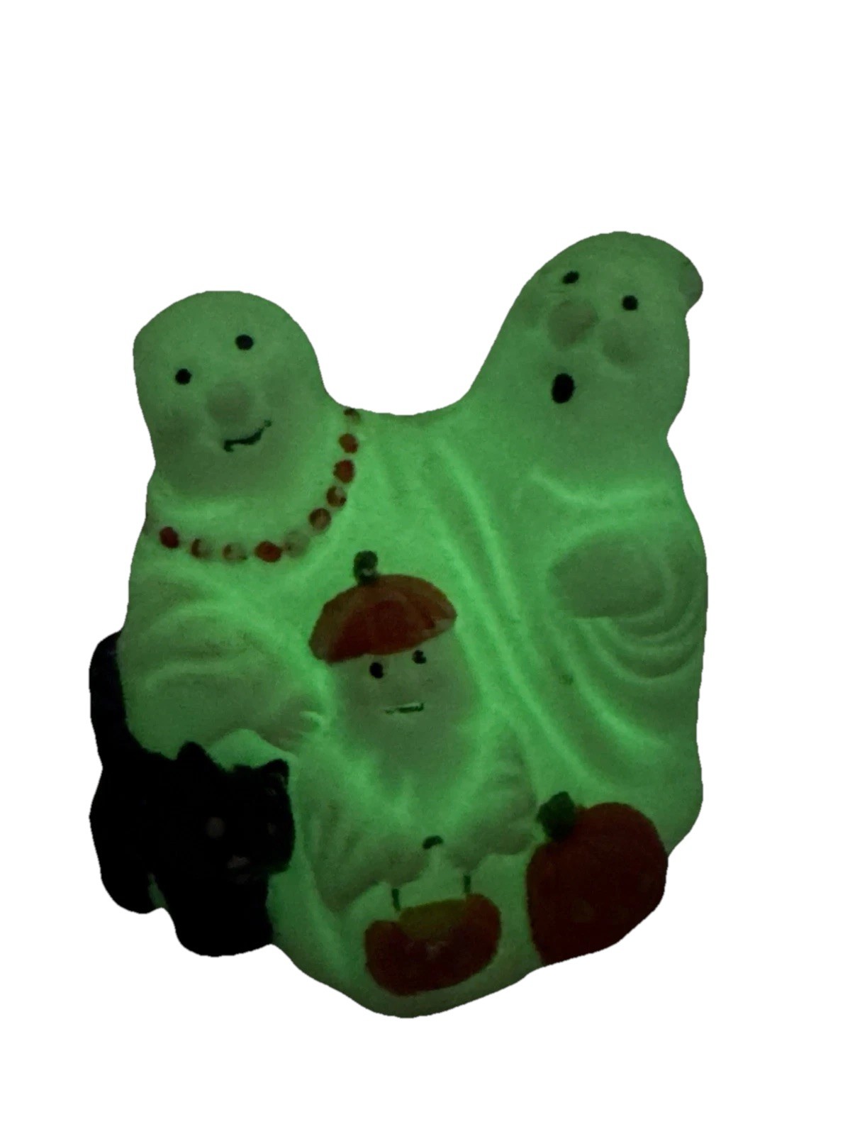 Vintage Halloween | Avon | Wax Ghostly GLOW-IN-THE-DARK Figurine | RARE FIND!