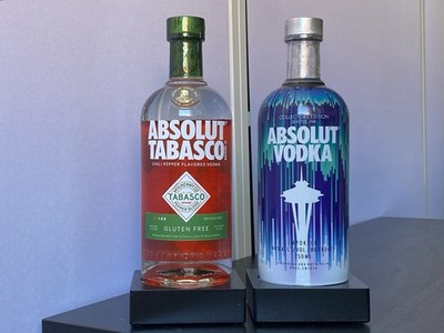 [Summer Sale] Absolut Vodka Tabasco + Seattle V 750ml USA