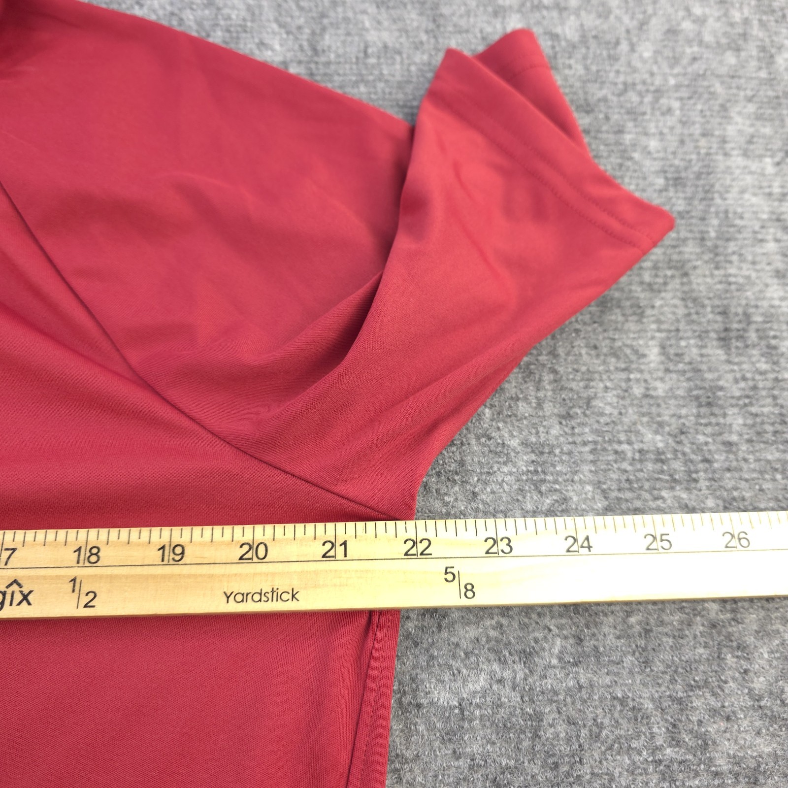 Oakley Polo Medium Red Orange Solid Short Sleeve … - image 4