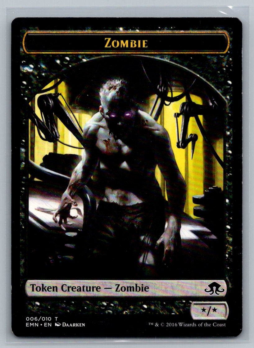 Zombie, 006/010, Eldritch Moon, Token, MTG Game