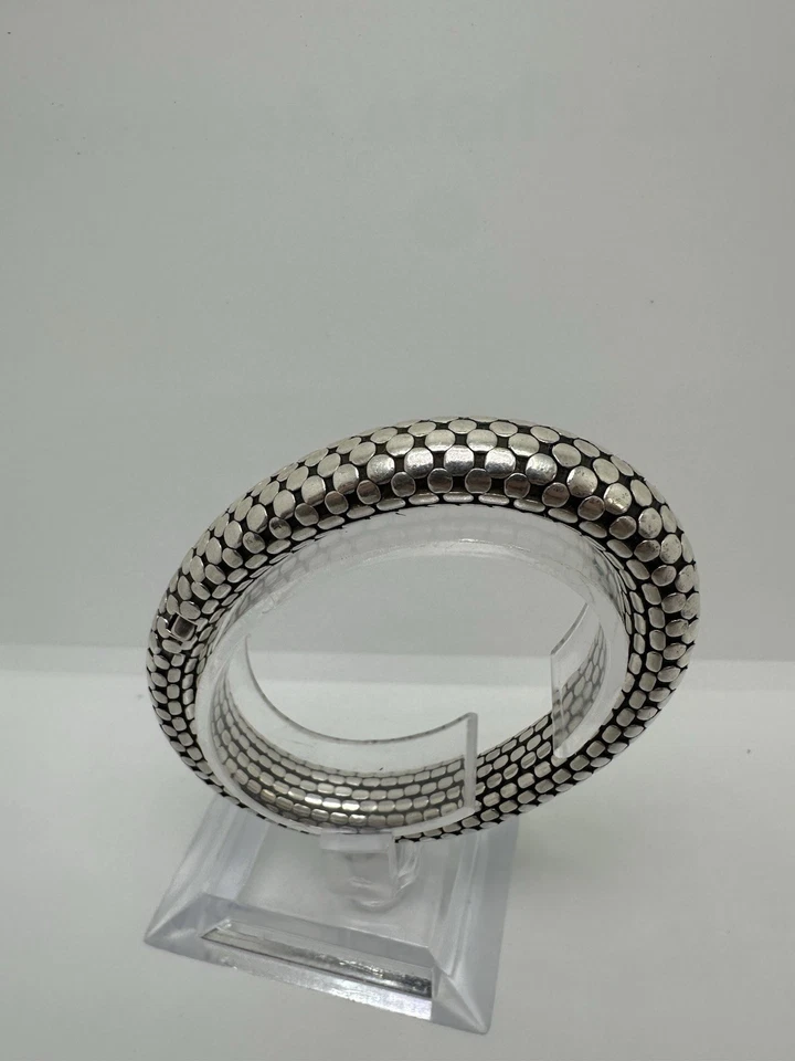 Vintage John Hardy Sterling Silver 925 Bracelet Dotted Collection Retired Rare - Image 4 of 4