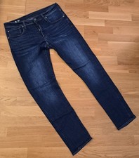 Top G-Star RAW 3301 Herren Slim Stretch Jeans W32 L32 Dark Aged toller Zustand