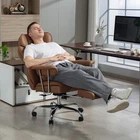 HOMCOM 396lbs. Big and Tall Massage Office Chair with Footrest, Black