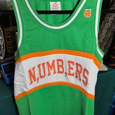 Midnight Organics X Uncle Larry June Mens LARGE NUMBERS #91 Basketball Jersey