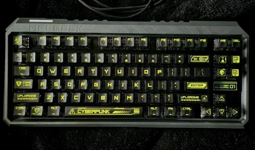 MelGeek Cyber 1 C-01 Gaming Keyboard with Hall Effect Switches (cyberpunk)