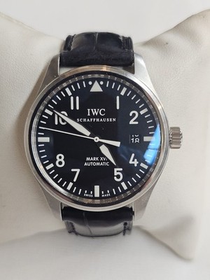 IWC SCHAFFHAUSEN Pilot Mark XVI Date Ref.IW325501 Automatic Mens Watch 