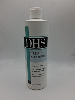 DHS  Clear Shampoo For Daily Cleaning Of Hair And Scalp 16 Fl. Oz.