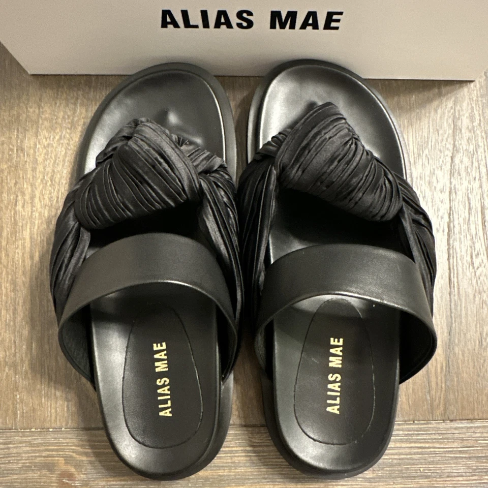 Sandalia Soda Slide Negra Alias Mae Talla 36 Foto 2 de 4