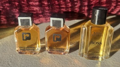 HUGO BOSS and 2  PACO  RABANNE POUR HOMMES full Miniatures