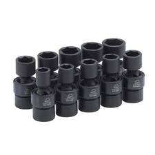 Matco SBUPM106V 10pc 3/8" Universal Impact Socket Set Metric 10-19mm 6pt ADV