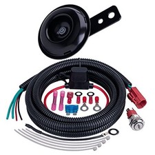 RZR Horn Kit,Universal UTV Horn Kit with Button Wire black disc horn kit