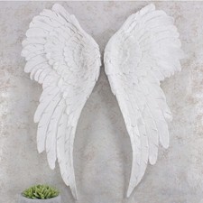 Image of Wall Hanging Pair of Large Glitter Angel Wings Wall Art