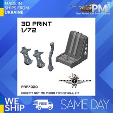77Propeller PRP7020 1/72 Cockpit set Me P.1099 for Revell kit