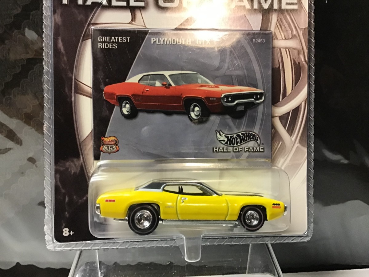Hot Wheels Hall of Fame Greatest Rides Yellow Plymouth GTX NIP | eBay