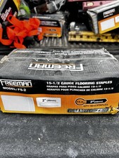 Freeman 15.5 Gauge 2 in Galvanized Steel Flooring Staples 5000 Pack FS-2