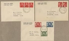 Australia 1946 1948 Mitchell Farrer Von Mueller FDC Cover x3 NSW Walgett