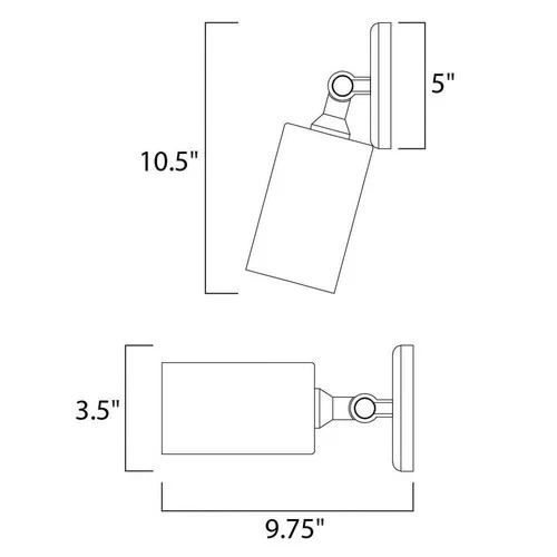 Maxim 92010 White Spots 5"W 1-Light Ceiling Light New in Box - Picture 2 of 4