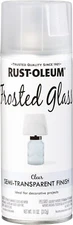 Rust-Oleum 342600 Frosted Glass Spray Paint 11 oz - Brand New Pack