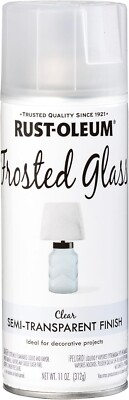 Rust-Oleum 342600 Frosted Glass Spray Paint 11 oz - Brand New Pack