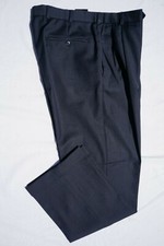 Brooks Brothers 346 Pleated Wool Dress Pants, Slacks. Black Pinpoint, 34X31. GUC