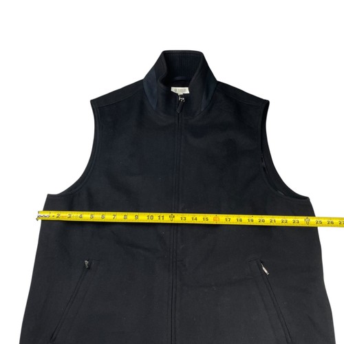 Kinross Men’s 100% Cashmere Full Zip Vest Black • 2XL - Picture 6 of 6